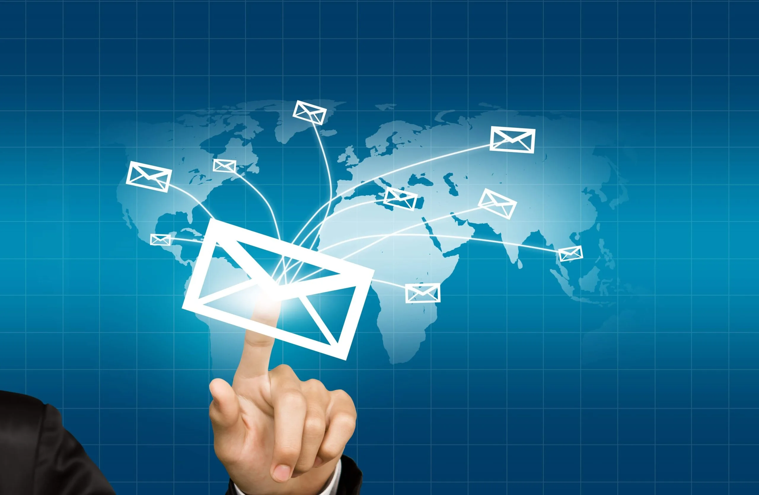 hand pressing envelope that is sent world 1 scaled